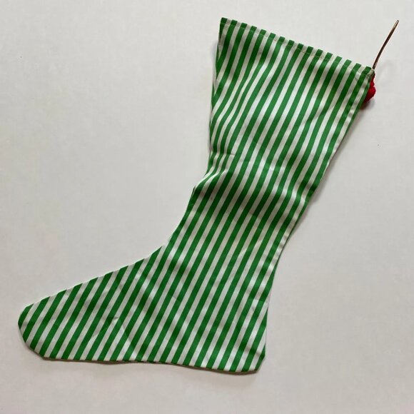 Christmas Stocking with Dolly Face Holiday Decor Xmas Vintage Handmade - Picture 5 of 5